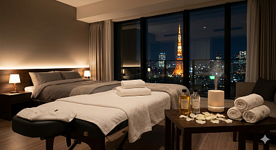 港区, 出張マッサージ, 女性専用, オイルマッサージ, 男性セラピスト, リラクゼーション, アロマオイル, リンパマッサージ, 深夜対応, 秘密厳守